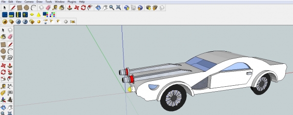 Creation of futuristic car: Step 4